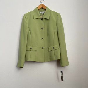 Tahari green suit jacket/ blazer size 10